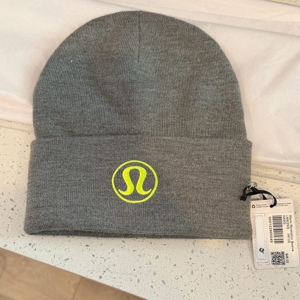 Lululemon Heather Gray Knit Beanie